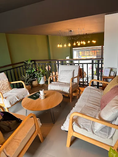 Upstairs lounge at MonAmi Café Bangrak Koh Samui