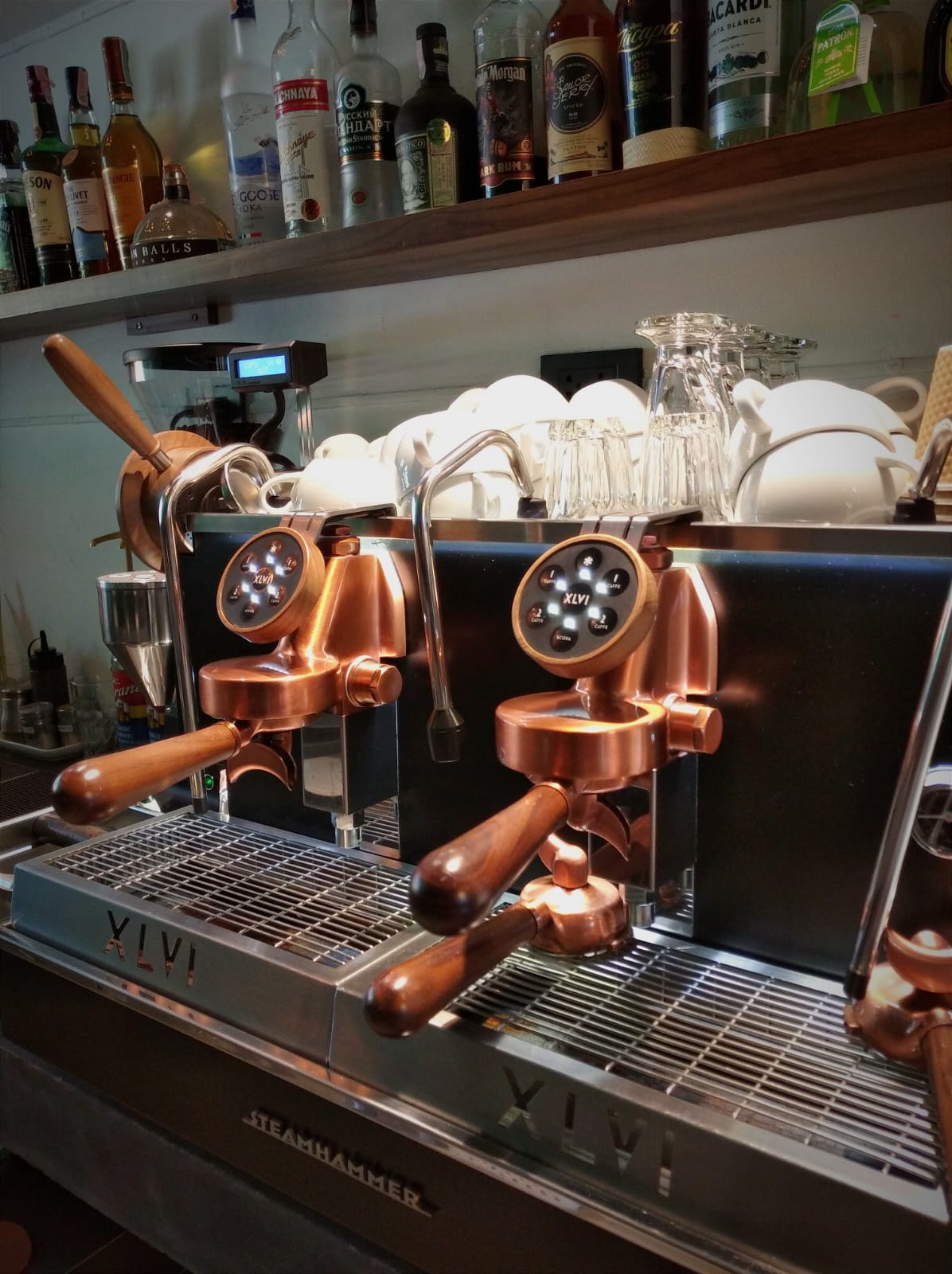XLVI copper espresso machine at MonAmi Café Koh Samui
