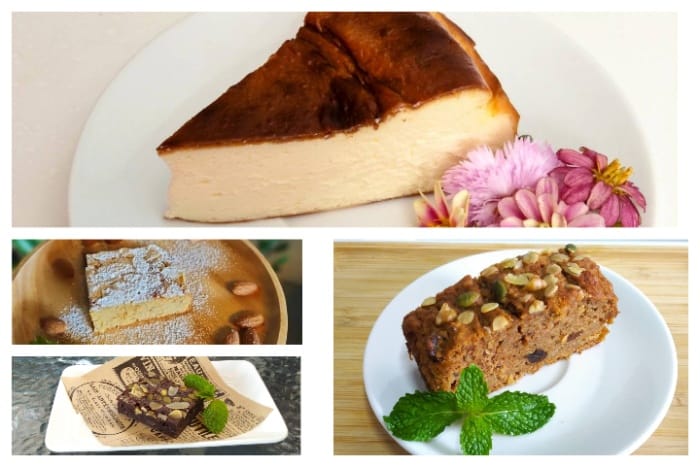 Homemade cakes selection at MonAmi Cafe Bangrak