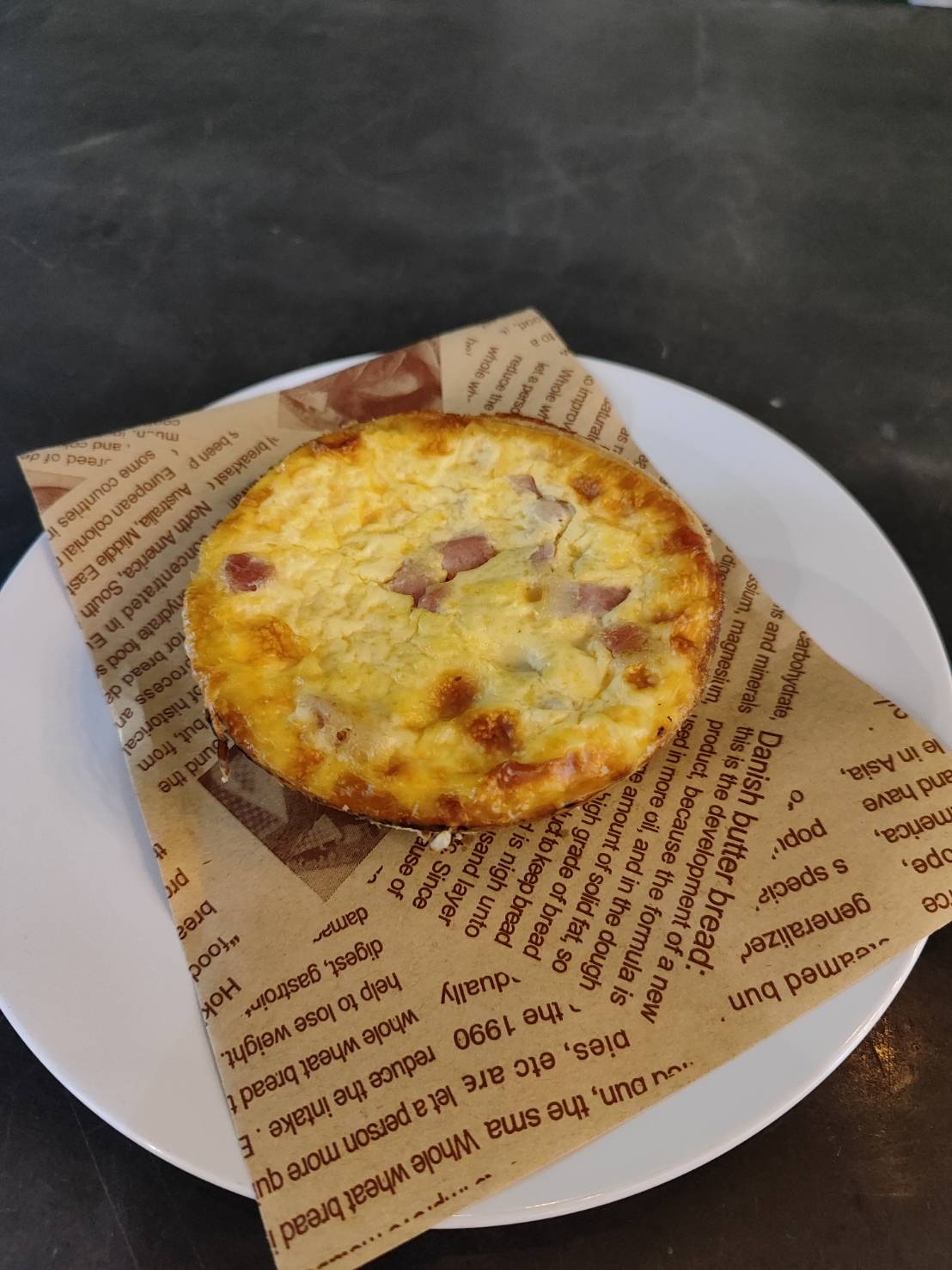 Ham and cheese French quiche at MonAmi Cafe Koh Samui