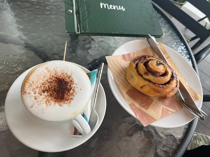Italian-style espresso coffee at MonAmi Café Koh Samui