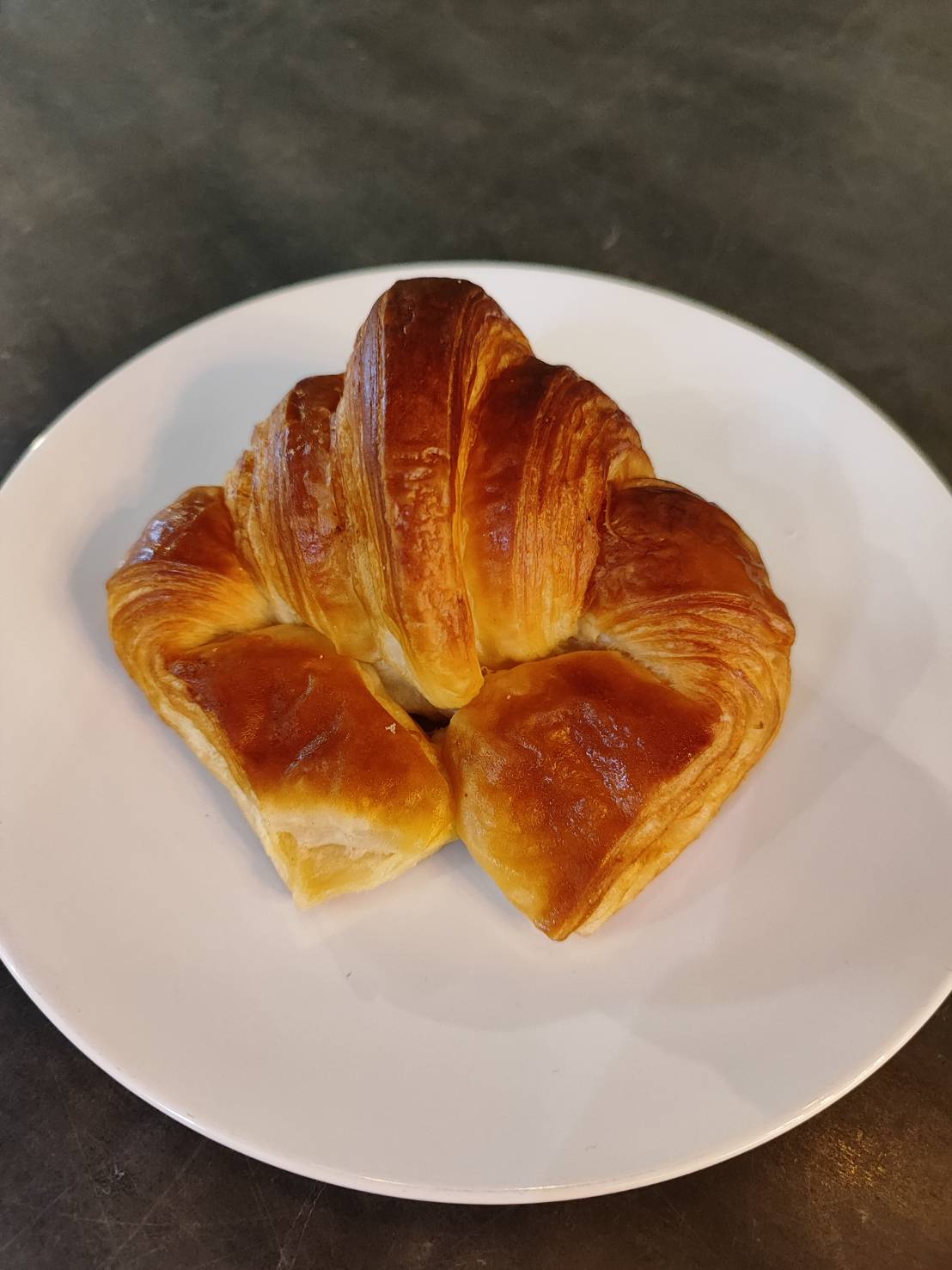 Plain butter croissant at MonAmi bakery Koh Samui