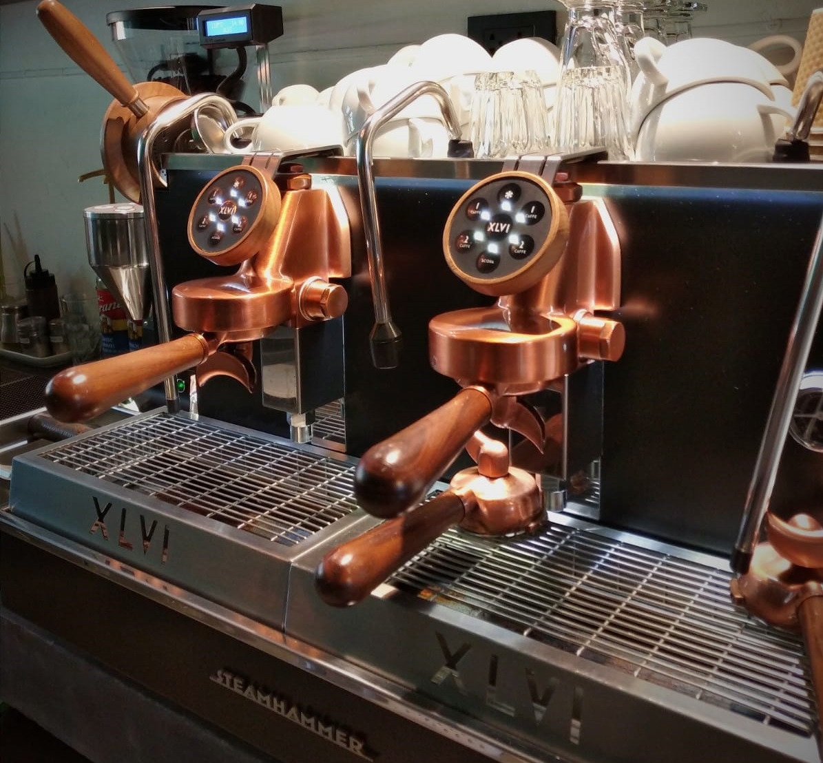 Espresso and latte at MonAmi Café in Bangrak Koh Samui